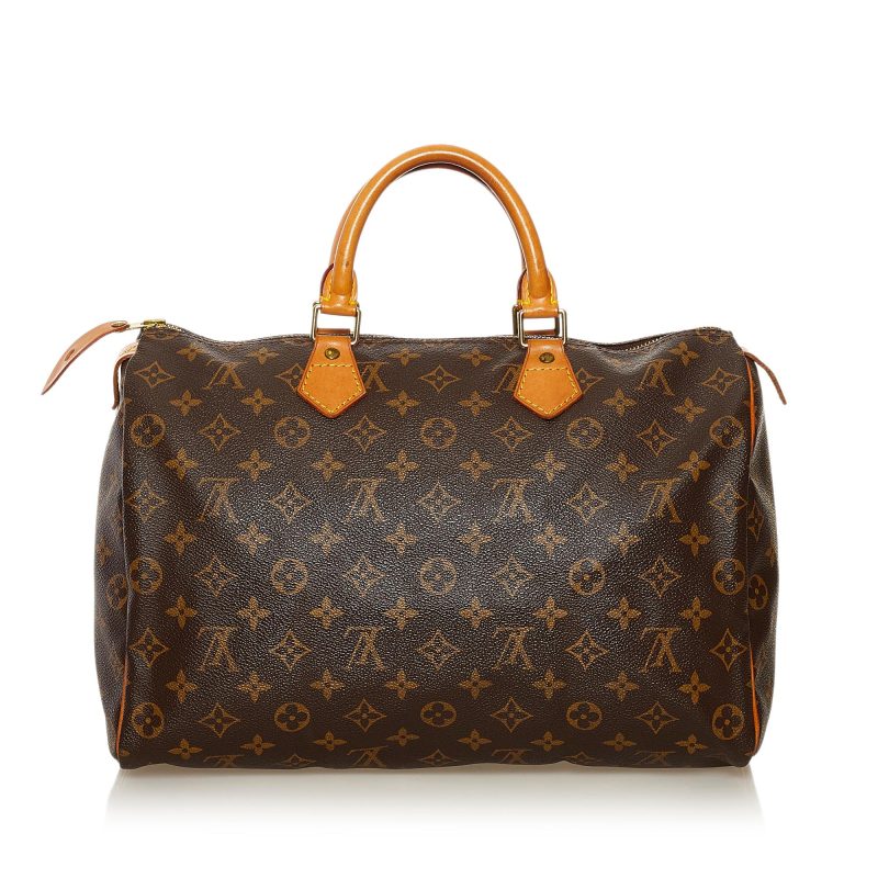 Louis Vuitton Monogram Speedy 35 (SHG-35338) - Image 2