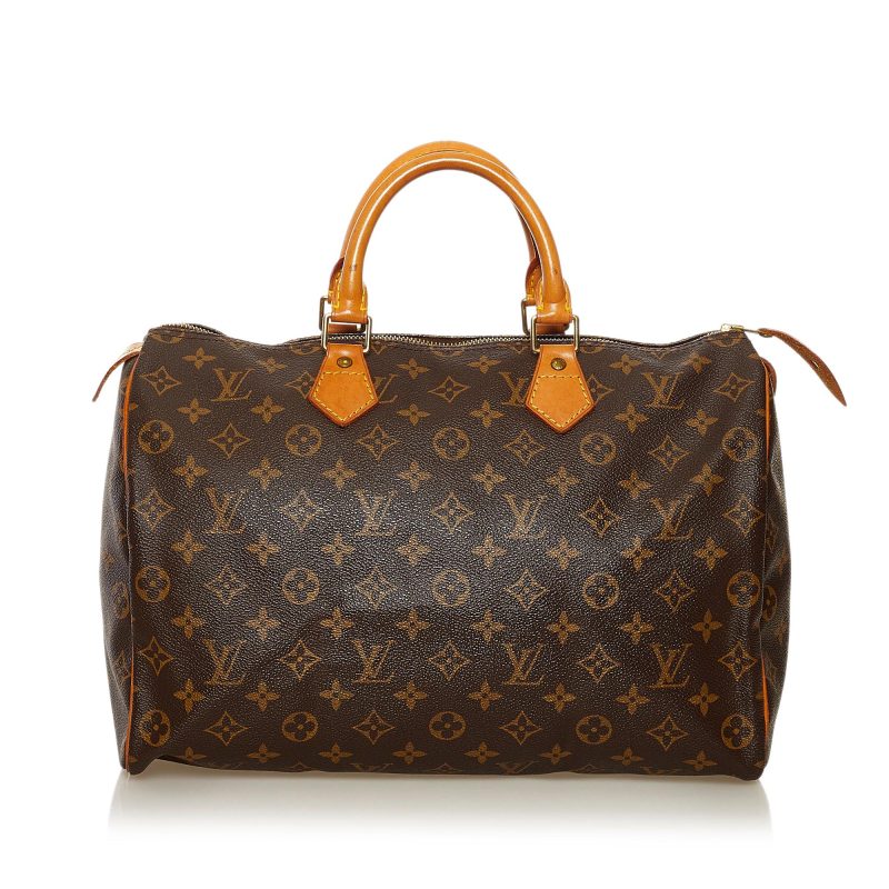 Louis Vuitton Monogram Speedy 35 (SHG-35338) - Image 9