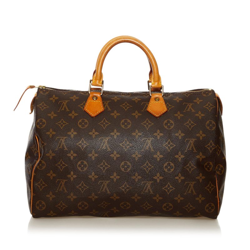 Louis Vuitton Monogram Speedy 35 (SHG-35552) - Image 2