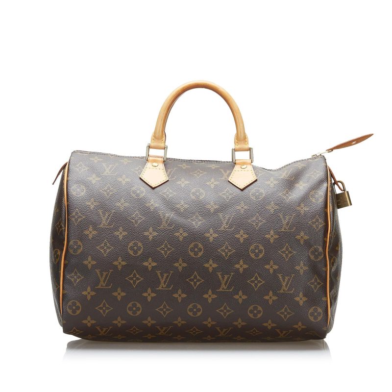 Louis Vuitton Monogram Speedy 35 (SHG-36717) - Image 9