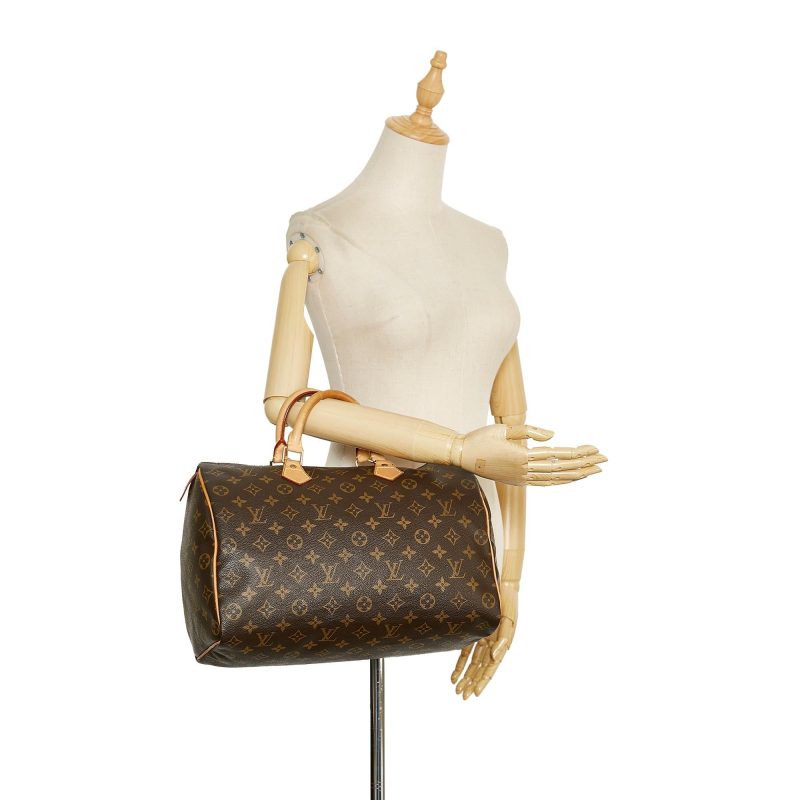 Louis Vuitton Monogram Speedy 35 (SHG-36717) - Image 4