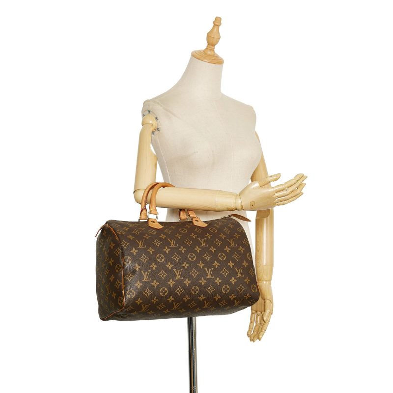 Louis Vuitton Monogram Speedy 35 (SHG-36868) - Image 4