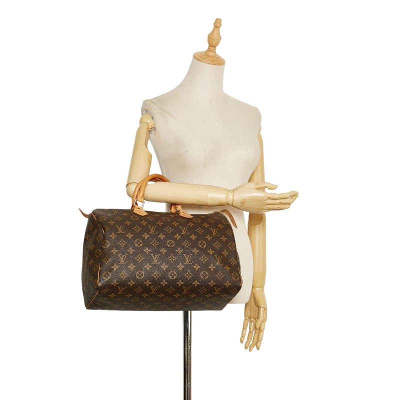 Louis Vuitton Monogram Speedy 35 (SHG-36881) - Image 4