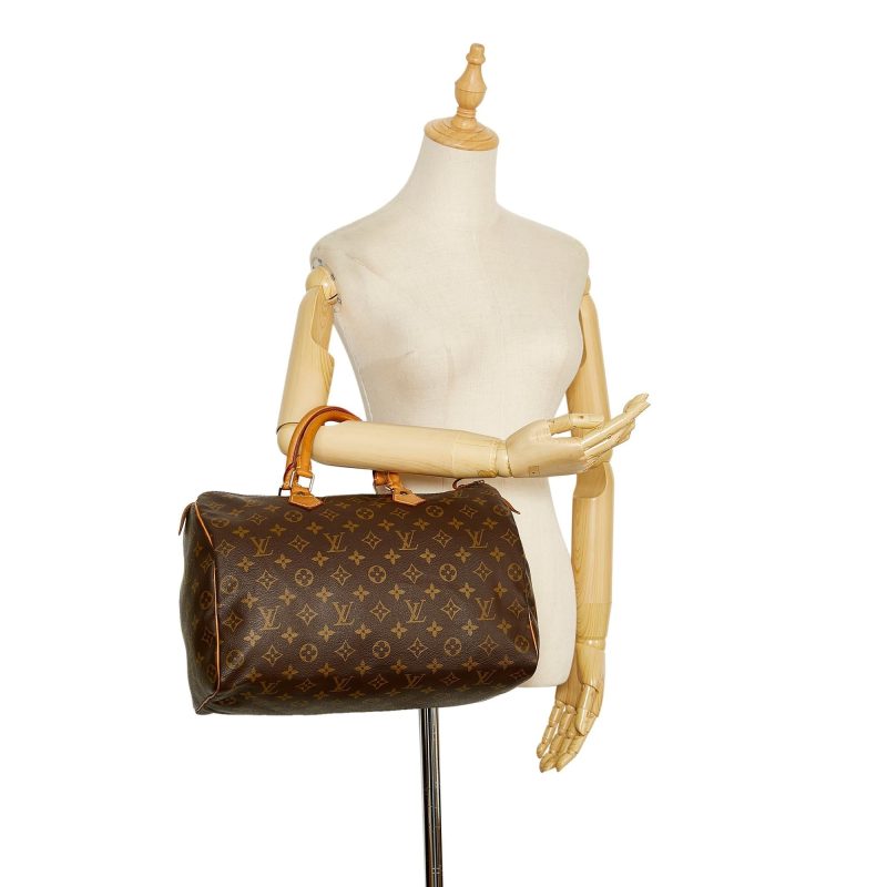 Louis Vuitton Monogram Speedy 35 (SHG-X7ICoy) - Image 4