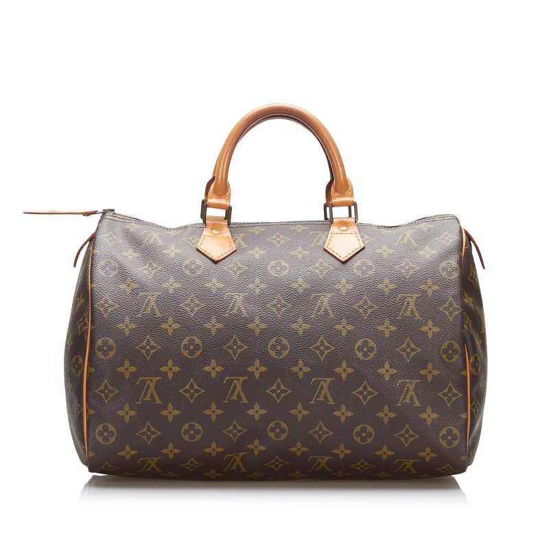 Louis Vuitton Monogram Speedy 35 (SHG-4qbByt) - Image 2