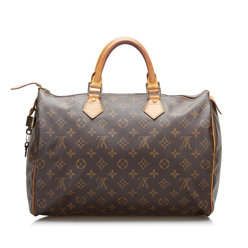 Louis Vuitton Monogram Speedy 35 (SHG-XMYde0) - Image 2