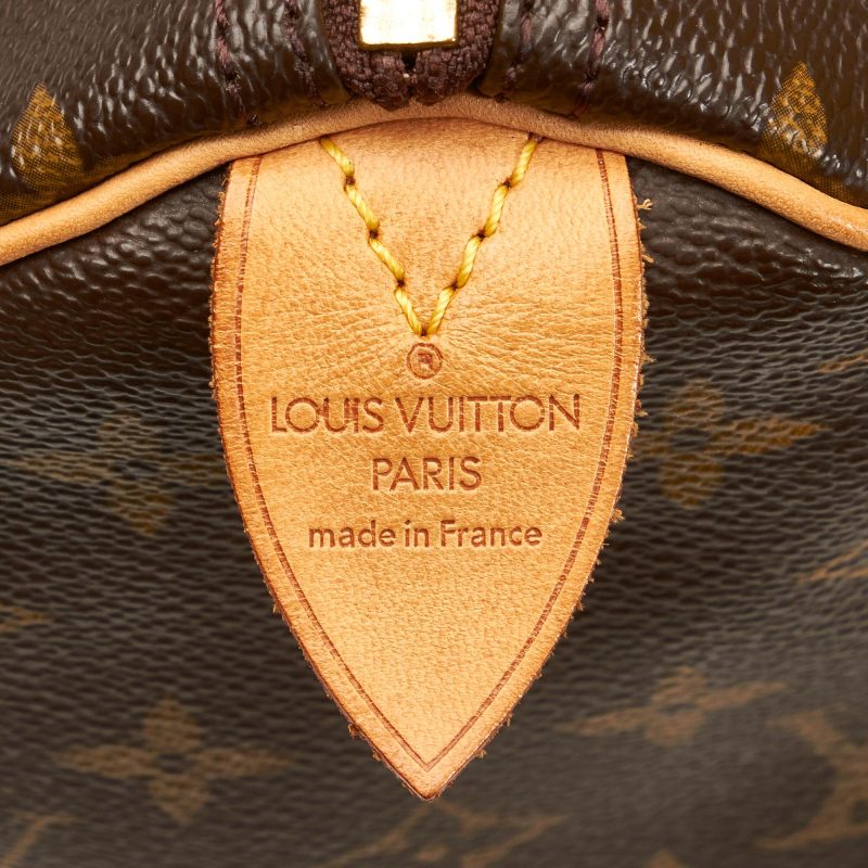 Louis Vuitton Monogram Speedy 35 (SHG-IdNCbW) - Image 6