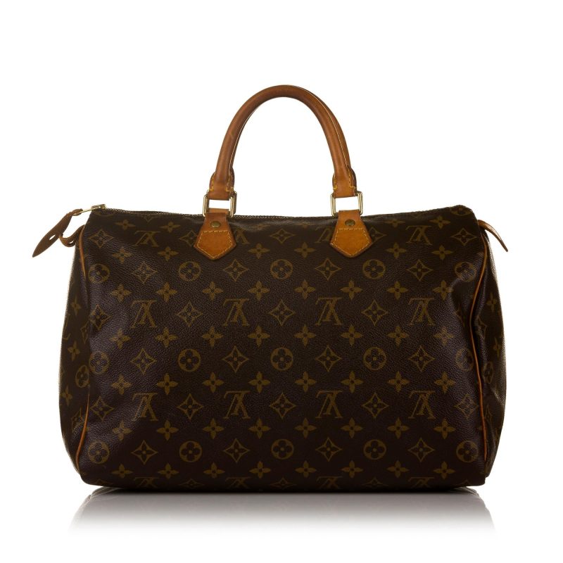Louis Vuitton Monogram Speedy 35 (SHG-dg3AK8) - Image 2