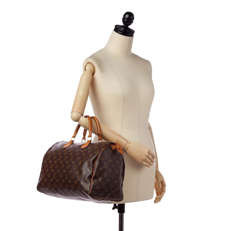 Louis Vuitton Monogram Speedy 35 (SHG-dg3AK8) - Image 5