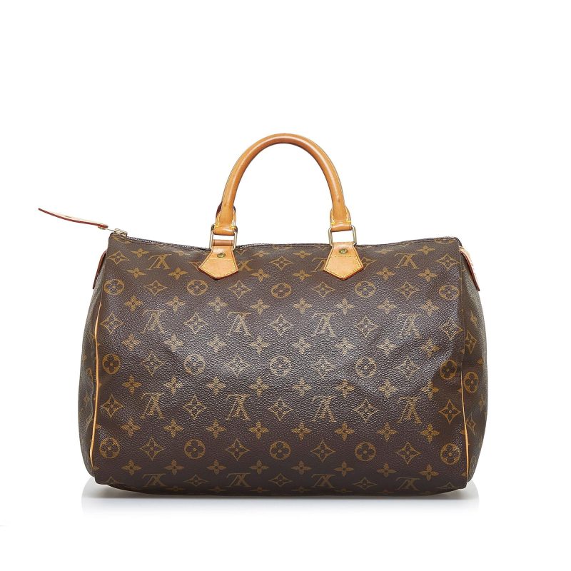 Louis Vuitton Monogram Speedy 35 (SHG-Aa5mNp) - Image 2
