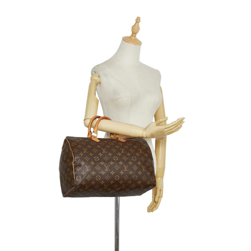 Louis Vuitton Monogram Speedy 35 (SHG-Aa5mNp) - Image 4