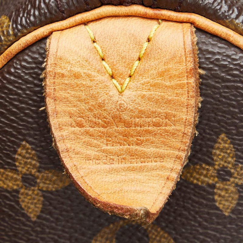 Louis Vuitton Monogram Speedy 35 (SHG-rw57d5) - Image 6