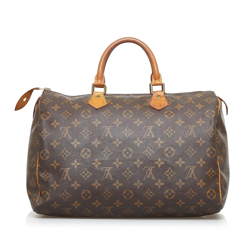 Louis Vuitton Monogram Speedy 35 (SHG-UI3TW0) - Image 2