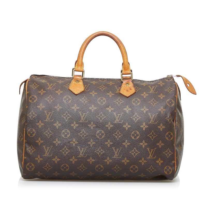 Louis Vuitton Monogram Speedy 35 (SHG-UI3TW0) - Image 10