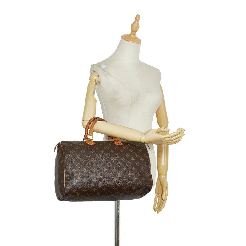 Louis Vuitton Monogram Speedy 35 (SHG-UI3TW0) - Image 4