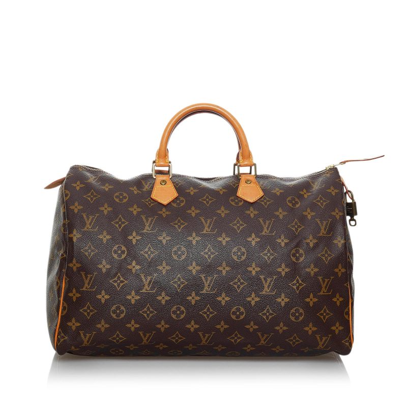 Louis Vuitton Monogram Speedy 40 (SHG-35179) - Image 10