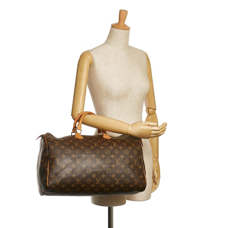 Louis Vuitton Monogram Speedy 40 (SHG-35697) - Image 4