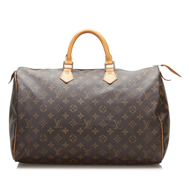 Louis Vuitton Monogram Speedy 40 (SHG-zmNFXR) - Image 9