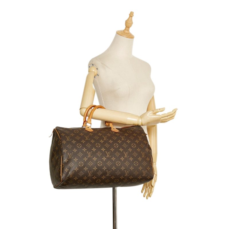 Louis Vuitton Monogram Speedy 40 (SHG-zmNFXR) - Image 4