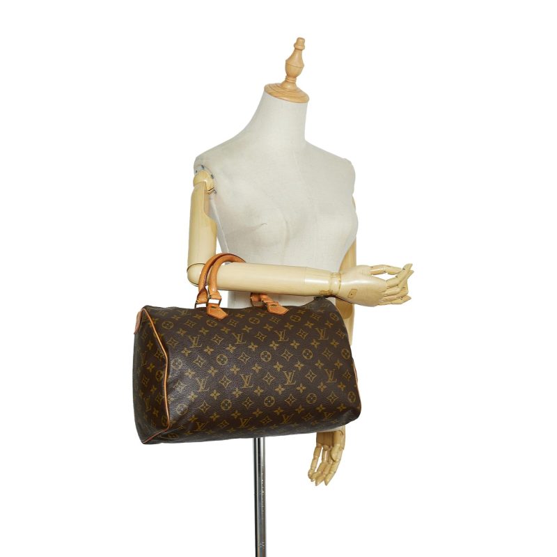 Louis Vuitton Monogram Speedy 40 (SHG-yT89qO) - Image 4