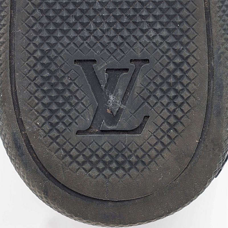 Louis Vuitton Monogram Suede Millenium Wedge Sneakers - Size 8 / 38 (SHF-Bhh7EF) - Image 7