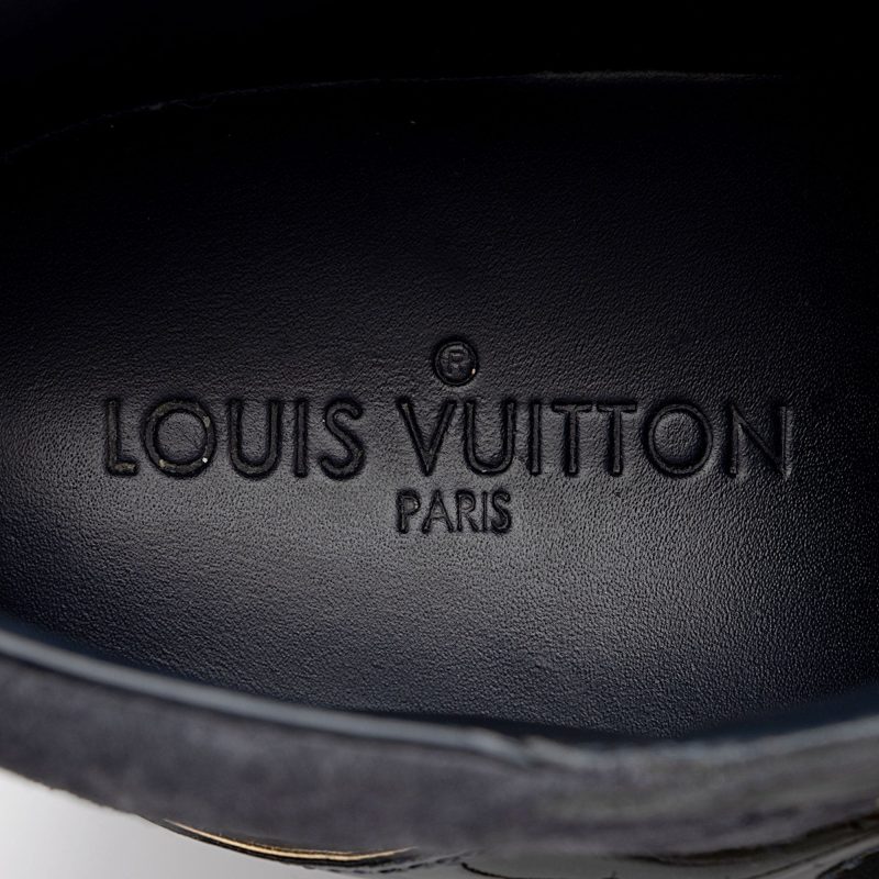 Louis Vuitton Monogram Suede Millenium Wedge Sneakers - Size 8 / 38 (SHF-Bhh7EF) - Image 5