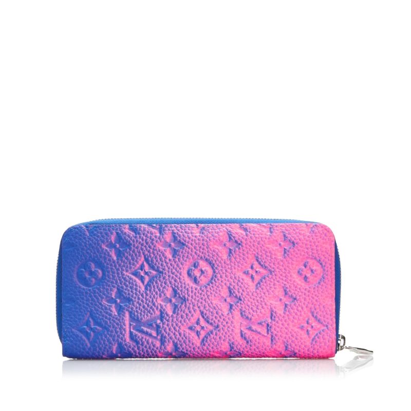 Louis Vuitton Monogram Taurillon Illusion Vertical Zippy Wallet (SHG-KUezXC) - Image 2