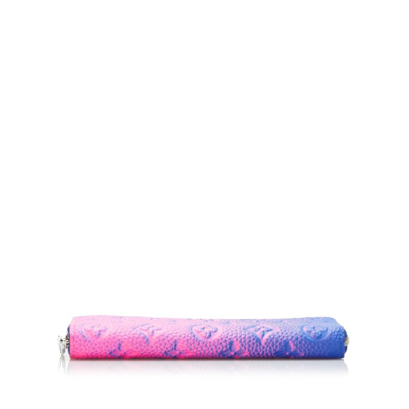 Louis Vuitton Monogram Taurillon Illusion Vertical Zippy Wallet (SHG-KUezXC) - Image 3