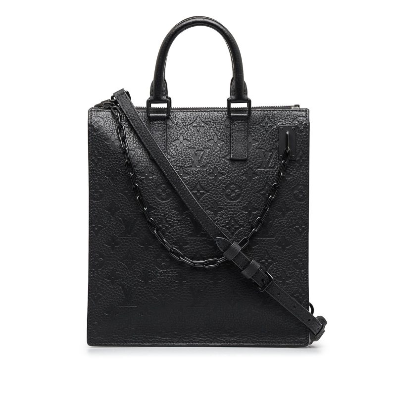 Louis Vuitton Monogram Taurillon Sac Plat (SHG-7zsfVO) - Image 9