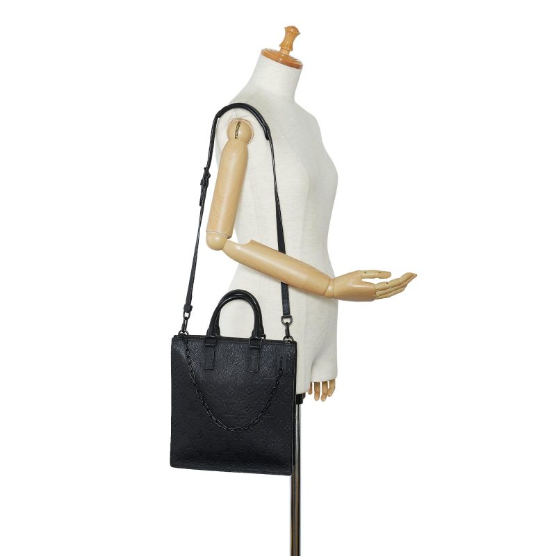 Louis Vuitton Monogram Taurillon Sac Plat (SHG-7zsfVO) - Image 4