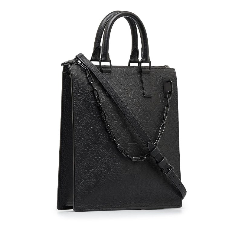 Louis Vuitton Monogram Taurillon Sac Plat (SHG-7zsfVO)