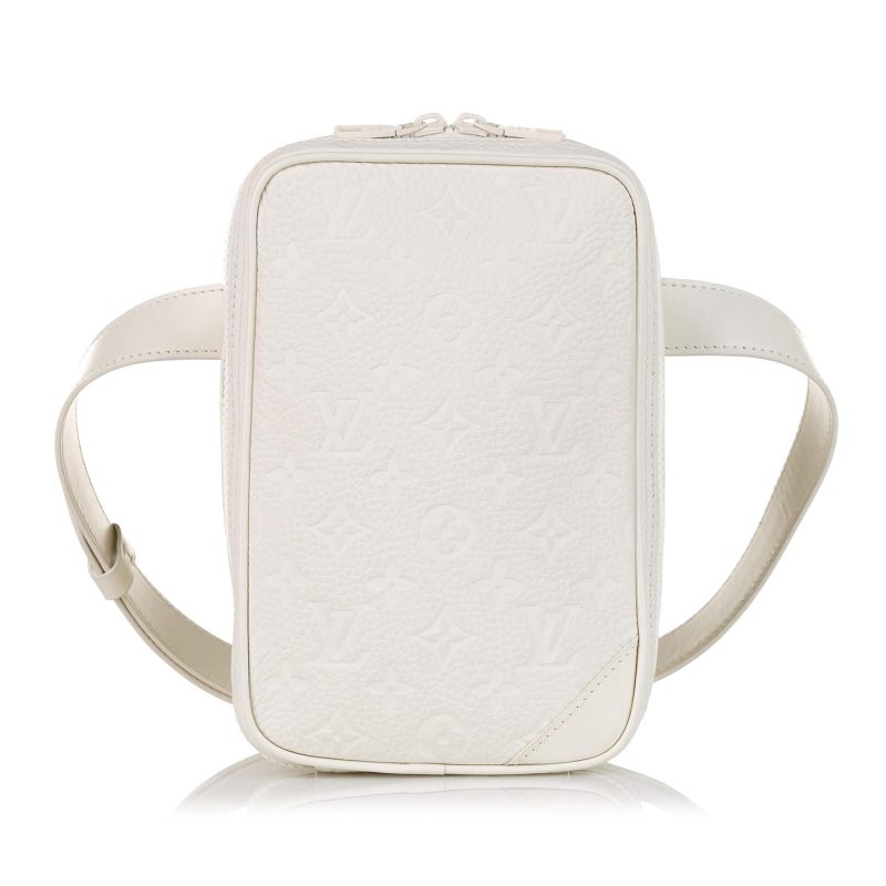 Louis Vuitton Monogram Taurillon Utility Side Belt Bag (SHG-35480) - Image 7