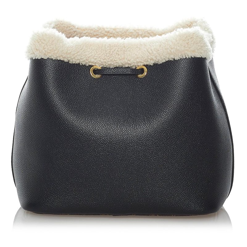 Louis Vuitton Monogram Teddy Shearling Neonoe (SHG-37294) - Image 2