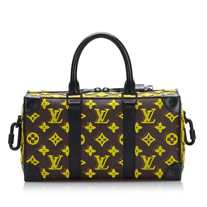 Louis Vuitton Monogram Tuffetage Speedy Trunk (SHG-FDS9bz) - Image 2