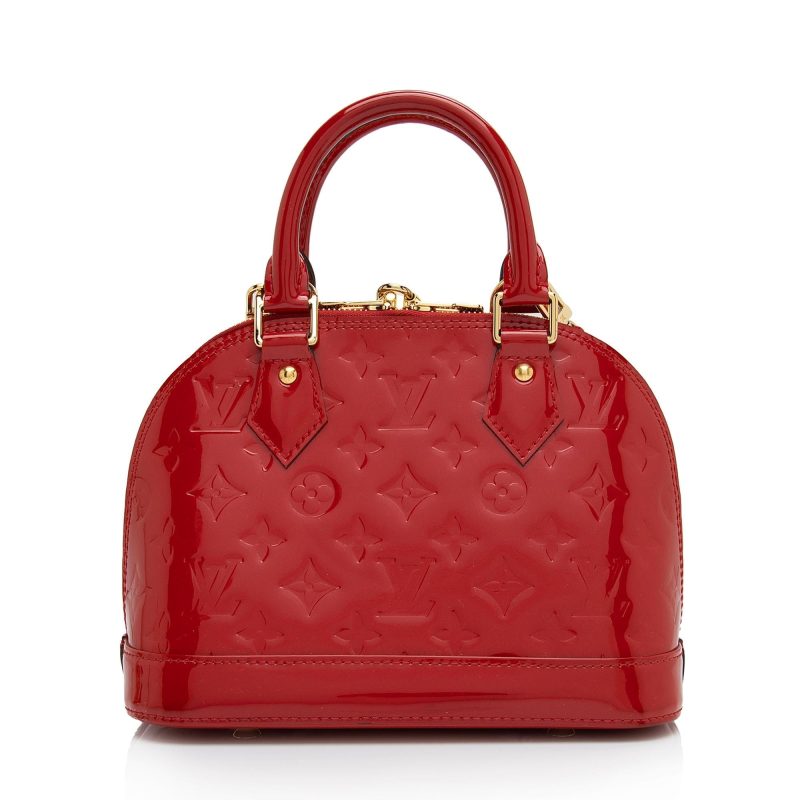 Louis Vuitton Monogram Vernis Alma BB Satchel (SHF-3tRcMZ) - Image 2