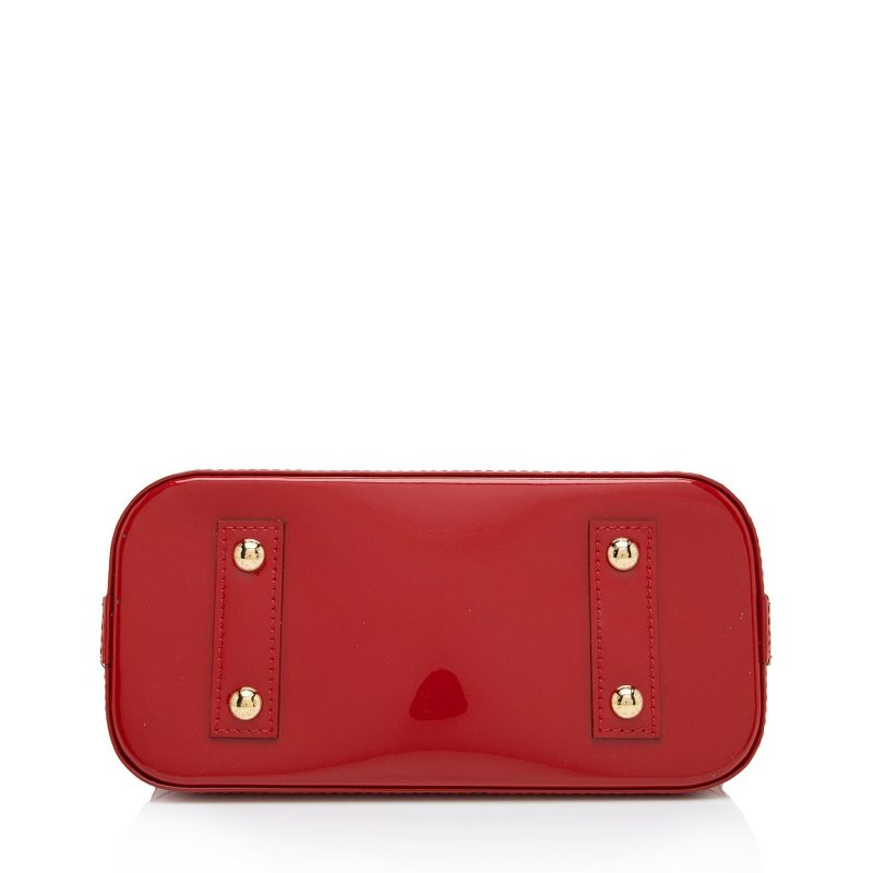 Louis Vuitton Monogram Vernis Alma BB Satchel (SHF-3tRcMZ) - Image 3