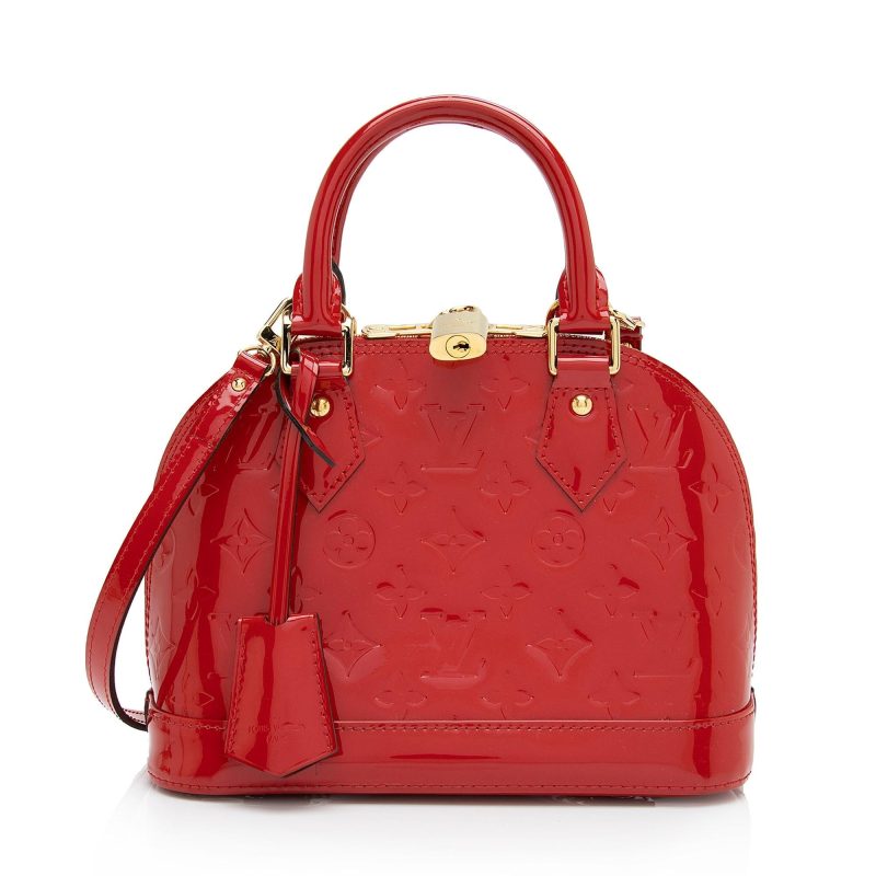 Louis Vuitton Monogram Vernis Alma BB Satchel (SHF-3tRcMZ) - Image 13