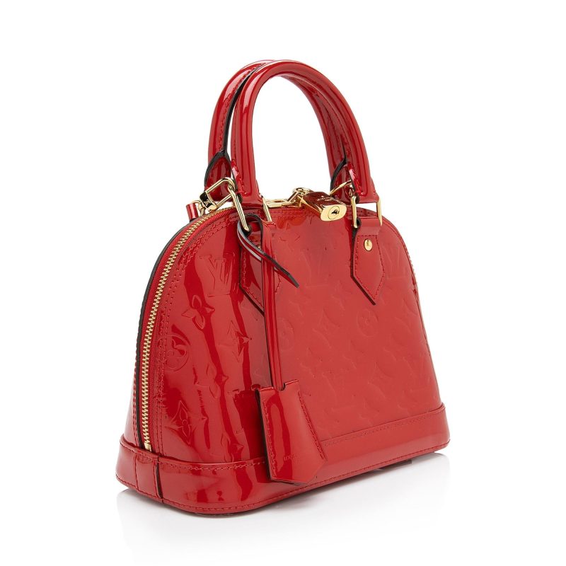 Louis Vuitton Monogram Vernis Alma BB Satchel (SHF-3tRcMZ)