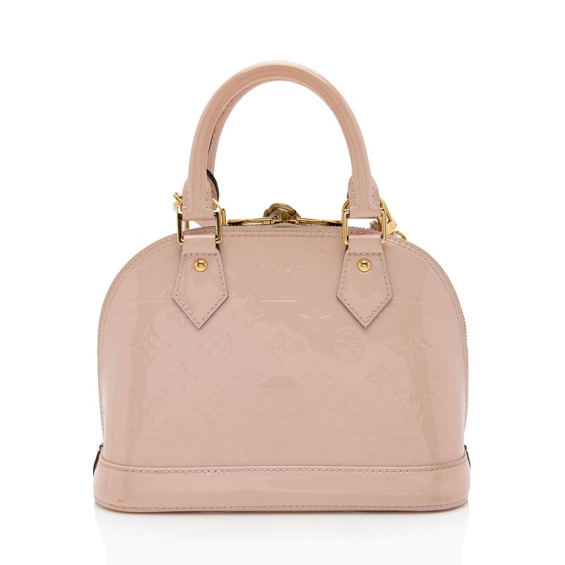 Louis Vuitton Monogram Vernis Alma BB Satchel (SHF-1Hki9h) - Image 2