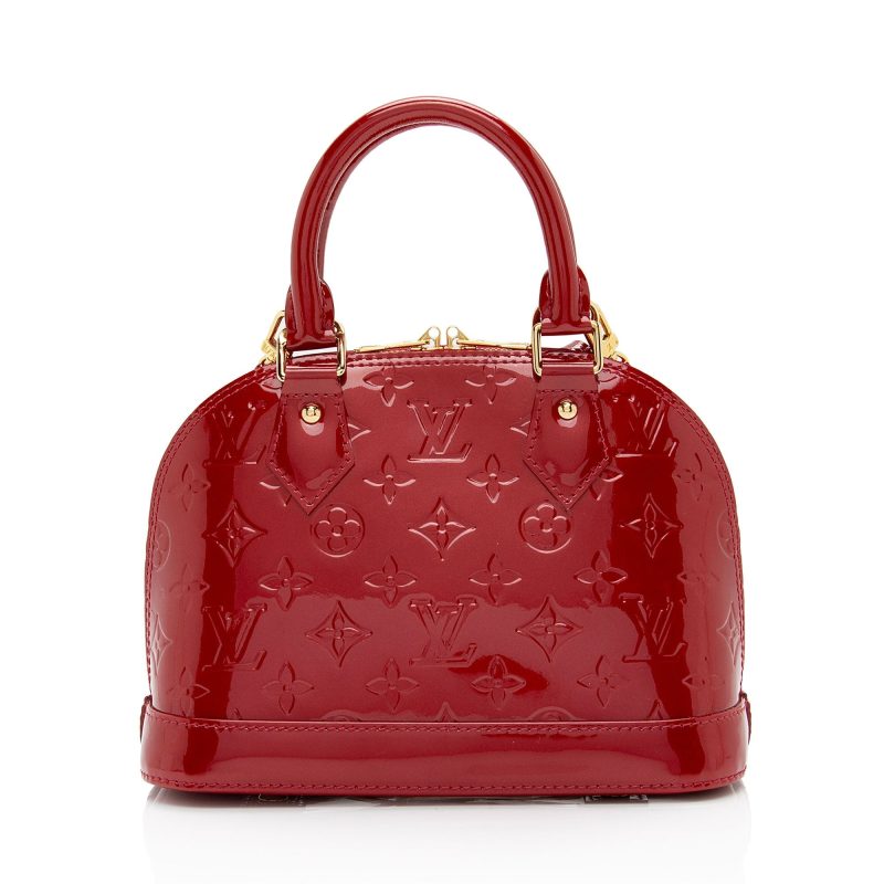 Louis Vuitton Monogram Vernis Alma BB Satchel (SHF-CV7nBZ) - Image 2