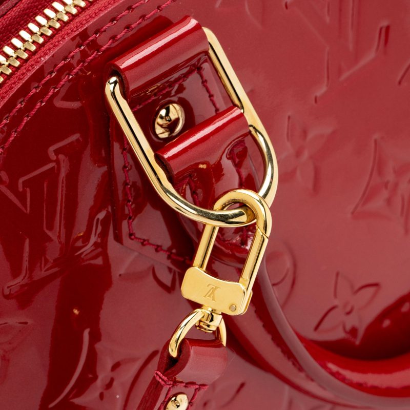 Louis Vuitton Monogram Vernis Alma BB Satchel (SHF-CV7nBZ) - Image 12