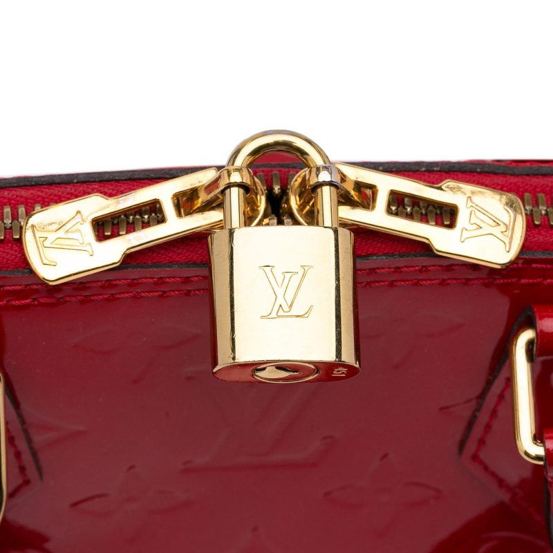 Louis Vuitton Monogram Vernis Alma BB (SHG-xf6DQV) - Image 9