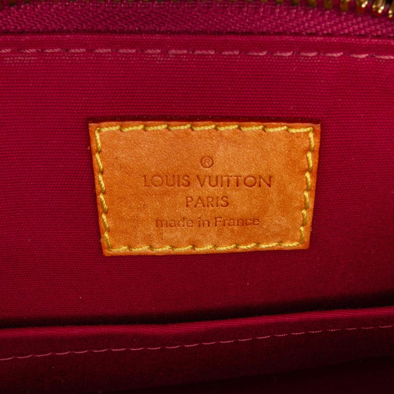 Louis Vuitton Monogram Vernis Alma BB (SHG-Mystay) - Image 7