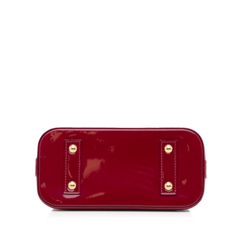 Louis Vuitton Monogram Vernis Alma BB (SHG-Mystay) - Image 5