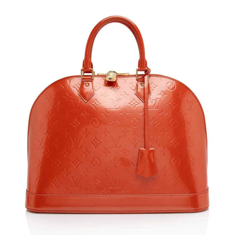 Louis Vuitton Monogram Vernis Alma GM Satchel (SHF-ERoecq) - Image 18