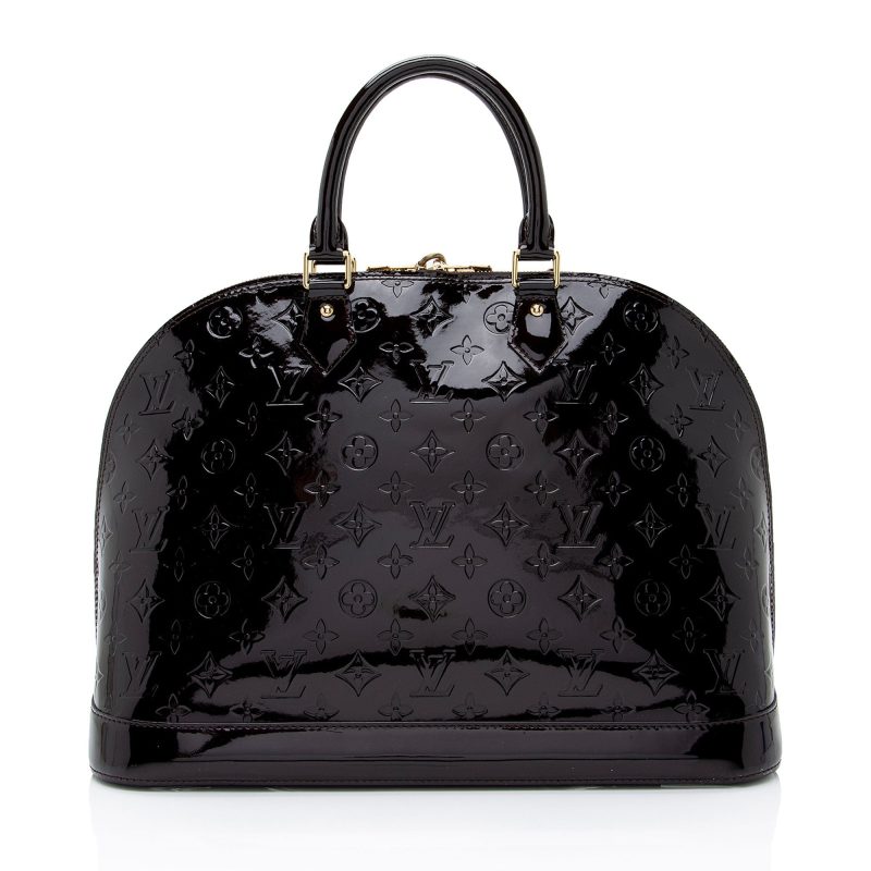 Louis Vuitton Monogram Vernis Alma GM Satchel (SHF-NbLRlp) - Image 2