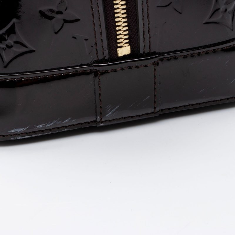 Louis Vuitton Monogram Vernis Alma GM Satchel (SHF-NbLRlp) - Image 12