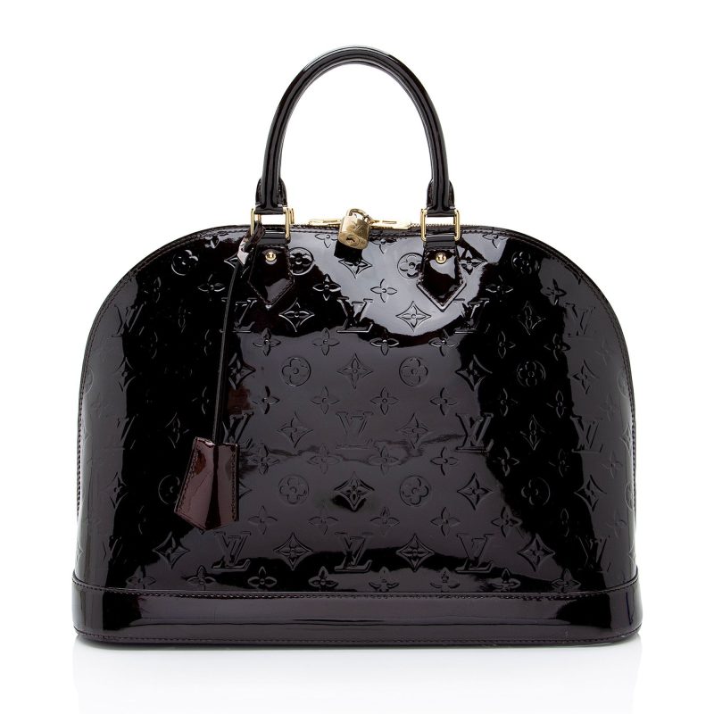 Louis Vuitton Monogram Vernis Alma GM Satchel (SHF-NbLRlp) - Image 16