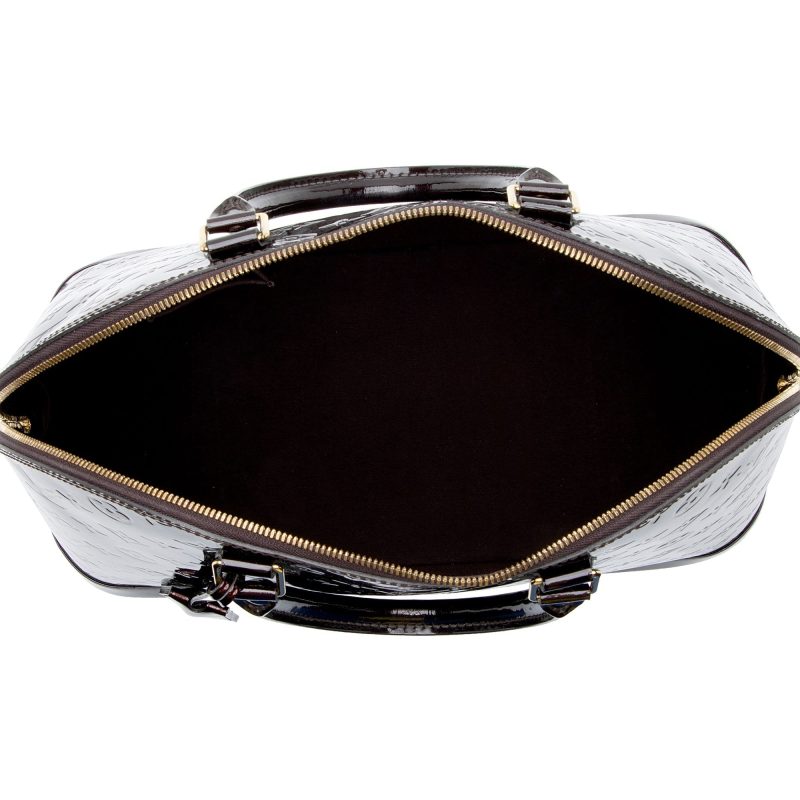 Louis Vuitton Monogram Vernis Alma GM Satchel (SHF-NbLRlp) - Image 6