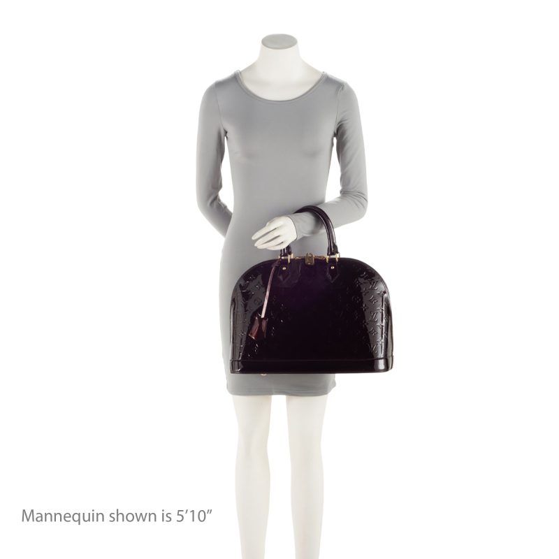 Louis Vuitton Monogram Vernis Alma GM Satchel (SHF-NbLRlp) - Image 4